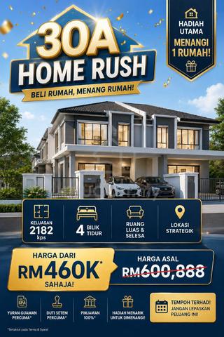 1 Rumah Percuma | 2-Storey Smarthome 2900sqft Cashout Rm88k |0 Mainten 1