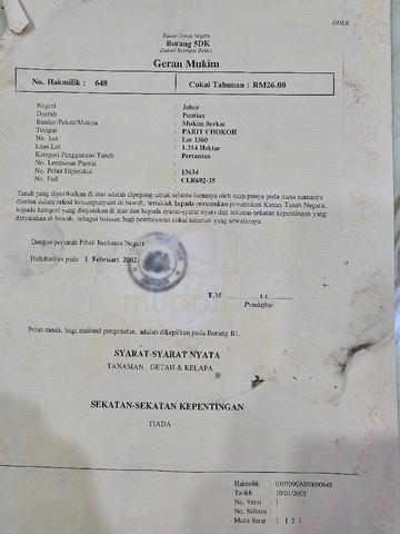 Tanah Untuk Dijual 4