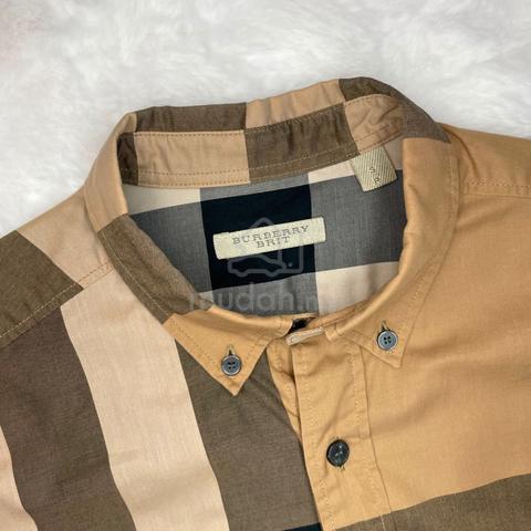 Burberry Brown Checkered Full Logo Shirt - photo 3 of 4