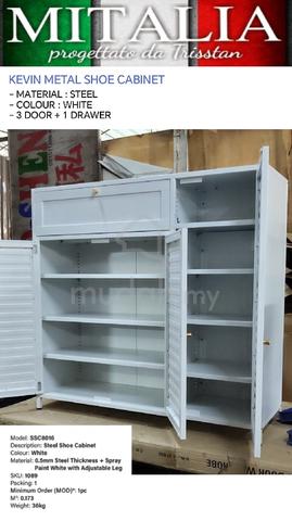 Quality Metal Shoe Cabinet | Rak Kasut Besi Murah  - photo 5 of 6