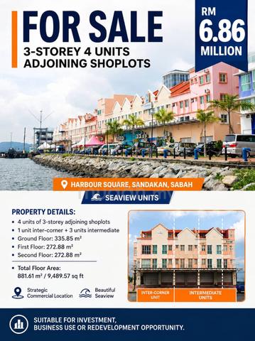 Harbour Square Sandakan Shoplot For Sale 1