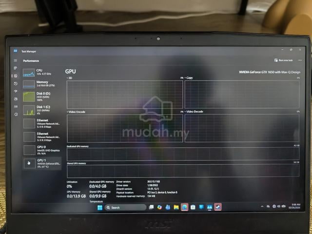 Laptop msi gf 63 thin - photo 5 of 5