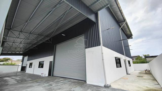 【NEW CONDITION】Detached Warehouse Factory Krubong Cheng Melaka Rent 1
