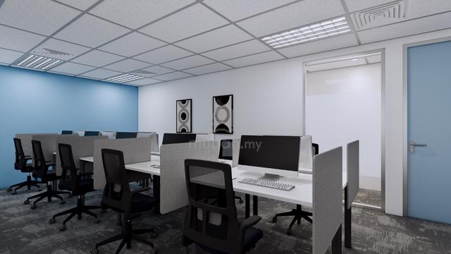 Work more productively in a shared office in HQ Menara Rohas Tecnic 1