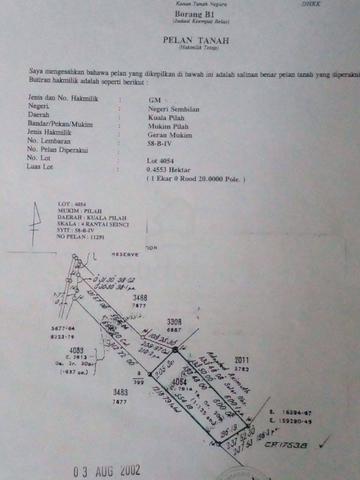 Tanah 2 Ekar ada Air Bukit & Pokok Durian 4