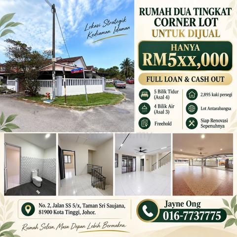 Jalan SS 5/x, Taman Sri Saujana, Kota Tinggi. 1