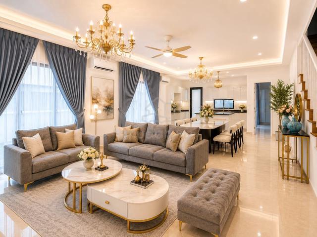 Eco Spring Dhana 2 storey cluster house for rent 1