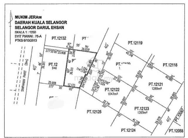 Luas 10,225 sqft + Lot Banglo Ambang Suria, Bandar Puncak Alam 1