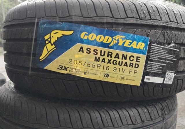 205 55 16 GOODYEAR MAXGUARD TAYAR Tyre New 2024 - Car Accessories ...