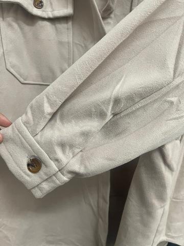 Jacket / Beige Shirt Jacket - photo 6 of 6