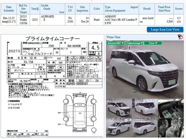 2023 Toyota ALPHARD 2.5 Z (A) - 2