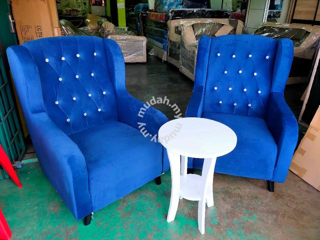 wing chair biru