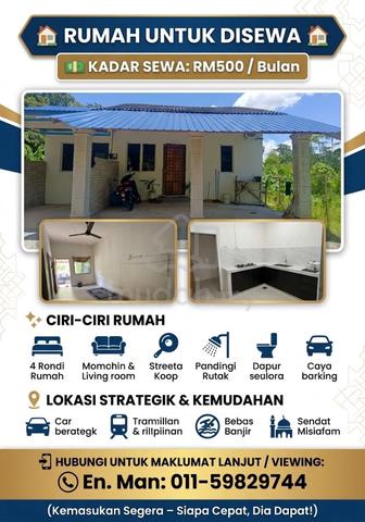 Rumah Sewa Pasir Putih 1