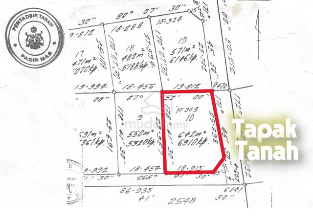 Tanah Lot Banglo Corner Lot di Kg Paloh dekat Lubok Jong untuk Dijual 1