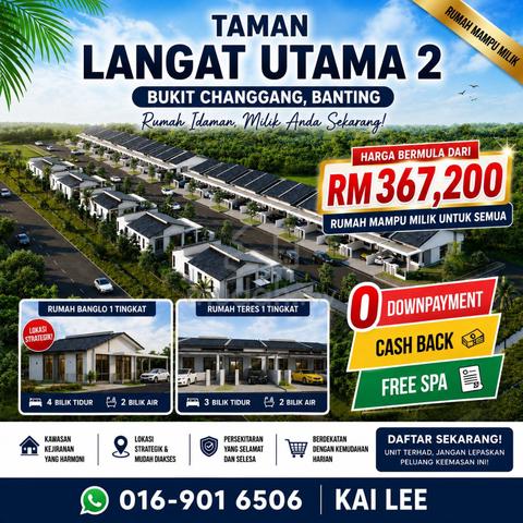 [NEW PROJECT] Taman Langat Utama 2 Bukit Changgang Sepang KLIA Banting 1