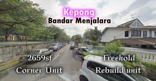 Bandar Menjalara Kepong Freehold Corner Unit Non Bumi Near Lotus Shop 1