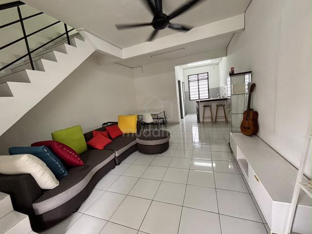100% loan tmn legenda putra kulai 2sty low cost full loan awning tiles 1