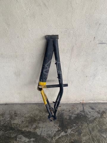Black and Yellow BMX Bicycle Frame - photo 2 of 3