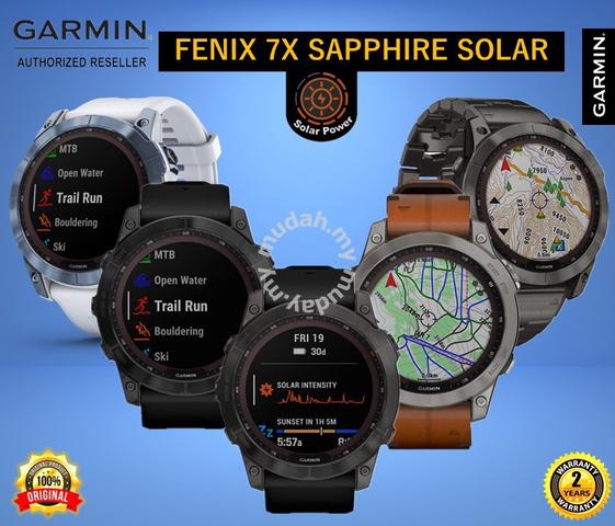 Garmin Fenix 7X Sapphire Solar Titanium Bezel - Watches & Fashion  Accessories for sale in Bukit Bintang, Kuala Lumpur