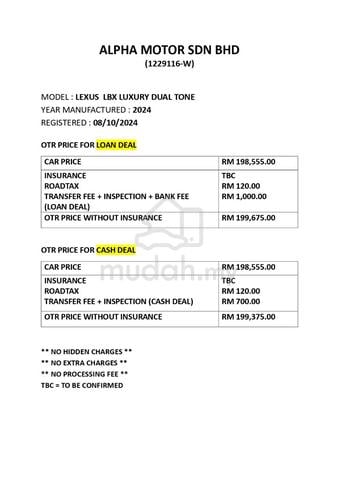 Lexus LBX 1.5 LUXURY MARK LEVINSON MILE 13K D/TONE - 3