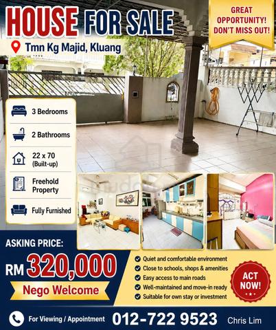 For Sale 📍 Kg Majid 1