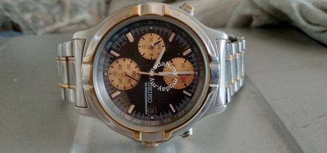 Vintage seiko 7t27 6a50 chronograph watch - Watches & Fashion Accessories  for sale in Kuching, Sarawak