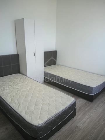 Fully Furnished Twin Sharing Room For Rent At Danau Kota Suites 1