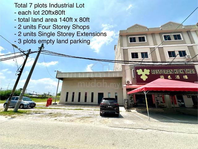Teluk Intan 7 Adjoining Light Industrial Shoplot and Land with Lift 1