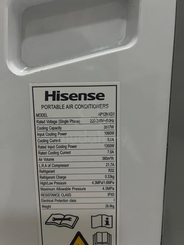 Portable Aircond 1.5hp Hisense - photo 3 of 4