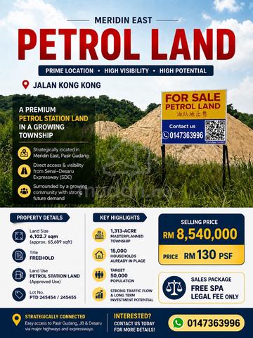 Petrol Land For Sales🔥Jalan Kong Kong 1