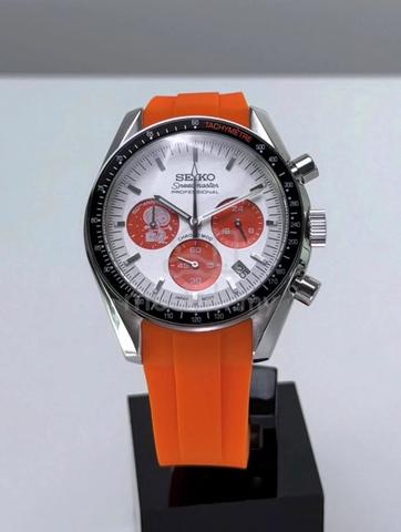 Custom S. Mod 40mm Orange Snoopy Speedmaster - photo 5 of 6