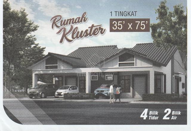 TAMAN BERTAM IMPIAN, Rumah Kluster 1 Tingkat (35' x 75'), MELAKA 1