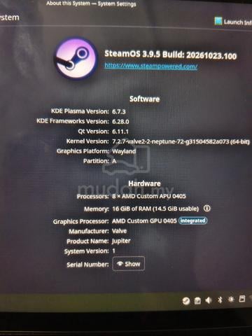 Steamdeck LCD, 256GB SSD, 16GB RAM - photo 6 of 6