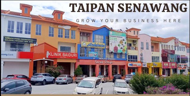 Busy Junction Facing Taipan Senawang Ground Floor Shop For Rent 1