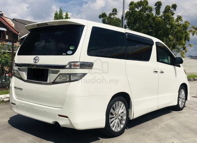 2013 Toyota VELLFIRE 2.4 (A) ZG PILOTSEAT 3YR WRTY - 2