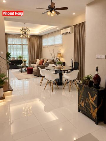 Gelugor 3 storey freehold Semi-D 2400 sq.ft fully renovated 1