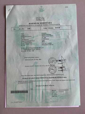 TANAH UNTUK DIJUAL DI MACHANG KELANTAN (1.8ekar) 1