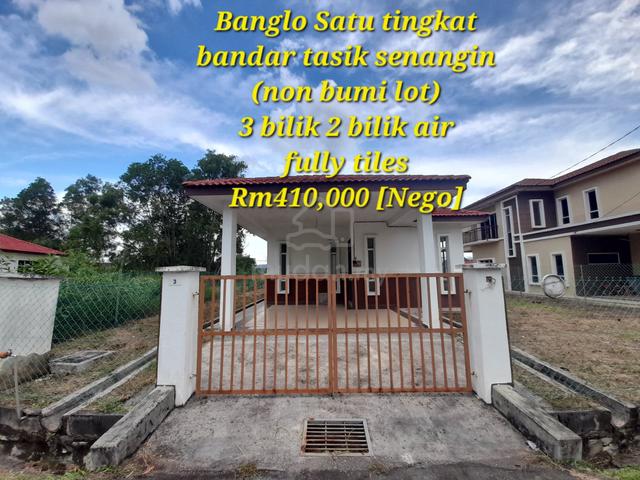 [NEGO][NON BUMI LOT] Banglo Satu tingkat Bandar Tasik Senangin 1