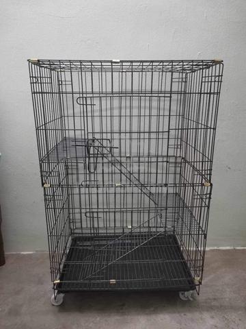 2 level cat cage with large platform - Pets for sale in Melaka Tengah ...