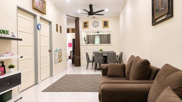 Belakang BHP ‼️ Tak Hadap Rumah !! Fully Reno + Furnish !! Mahsuri 1