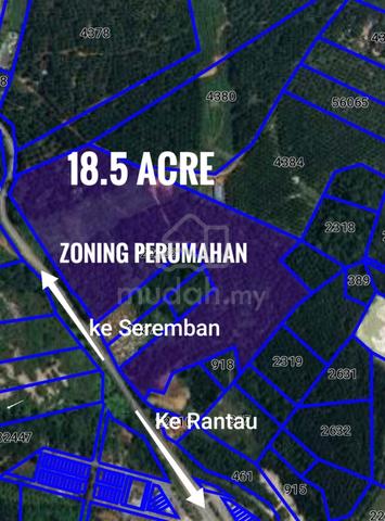 Tanah 18.5 ekar Tepi Jalan Utama Rantau 1