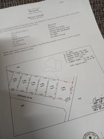 Tanah untuk dijual di Jajahan Pasir Puteh 1