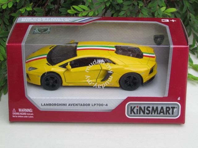 Kinsmart Car Lamborghini Aventador Lp700-4 Yellow - Hobby & Collectibles  for sale in Ampang, Selangor