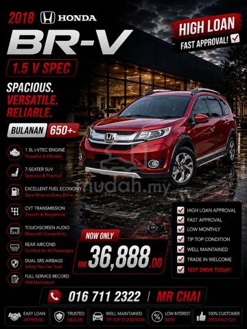 2018 Honda BR-V 1.5 V SPEC (A) 7 SEATER FULL LOAN - 1