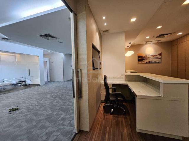 Partially fitted office at Menara UOA Bangsar for RENT 1