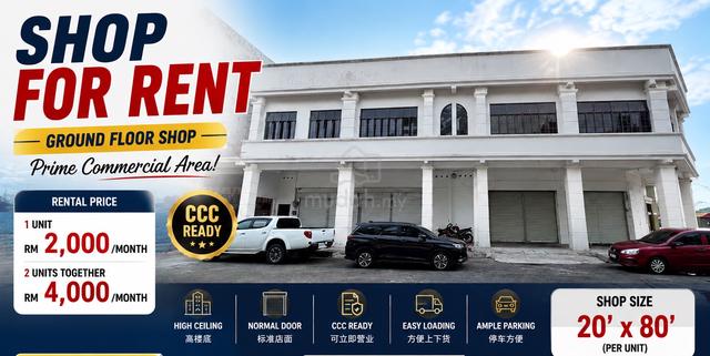 Ground Floor Shop For Rent | Simpang Prime Commercial Area 1