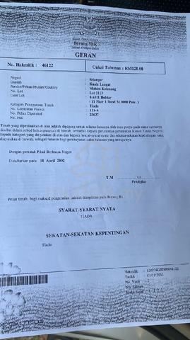 tanah sawit non bumi utk dijual 1