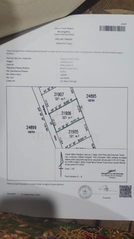 Tanah Lot Banglo 521 meter berdekatan SMK Kompleks Gong Badak 1
