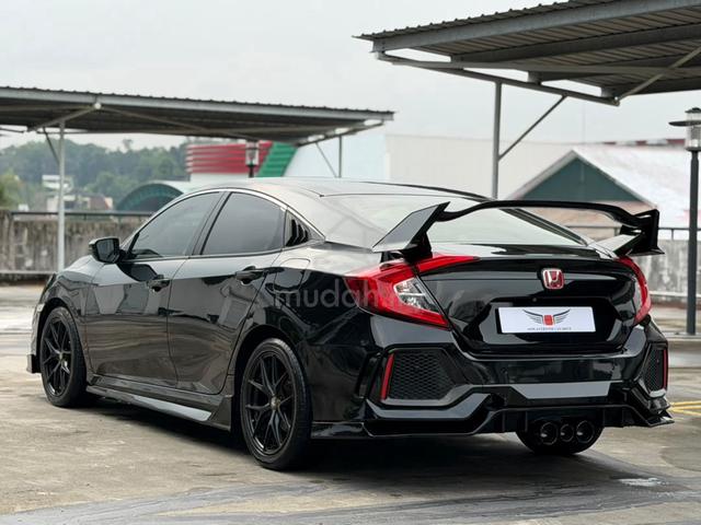 2016 Honda CIVIC 1.8 S (A) ALL BLACK LOAN KREDIT - 4