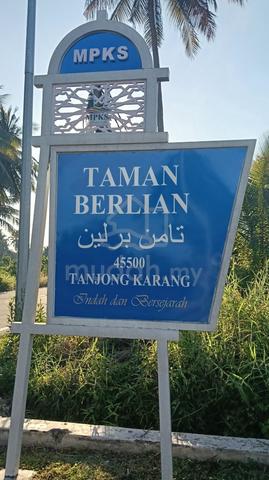 TANJONG KARANG TERES 1 TINGKAT Utk Di Jual 1